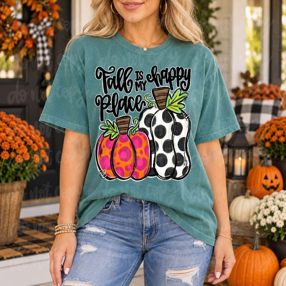 Fall is my Happy Place tee