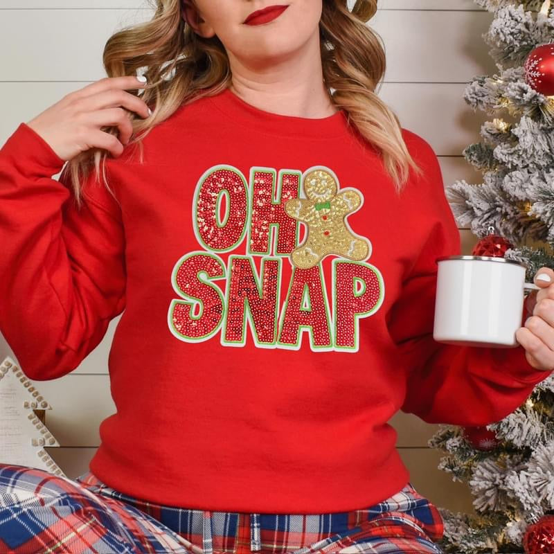 Oh Snap Gingerbread Sweatshirt