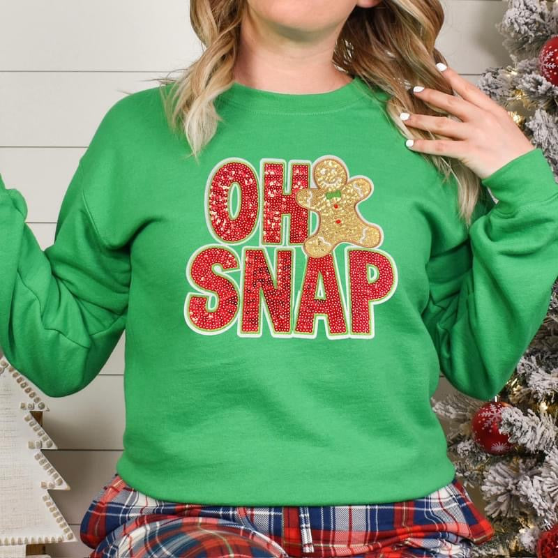 Oh Snap Gingerbread Sweatshirt