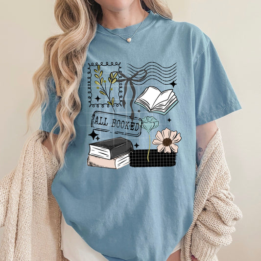 All Booked tee (Black Ink)