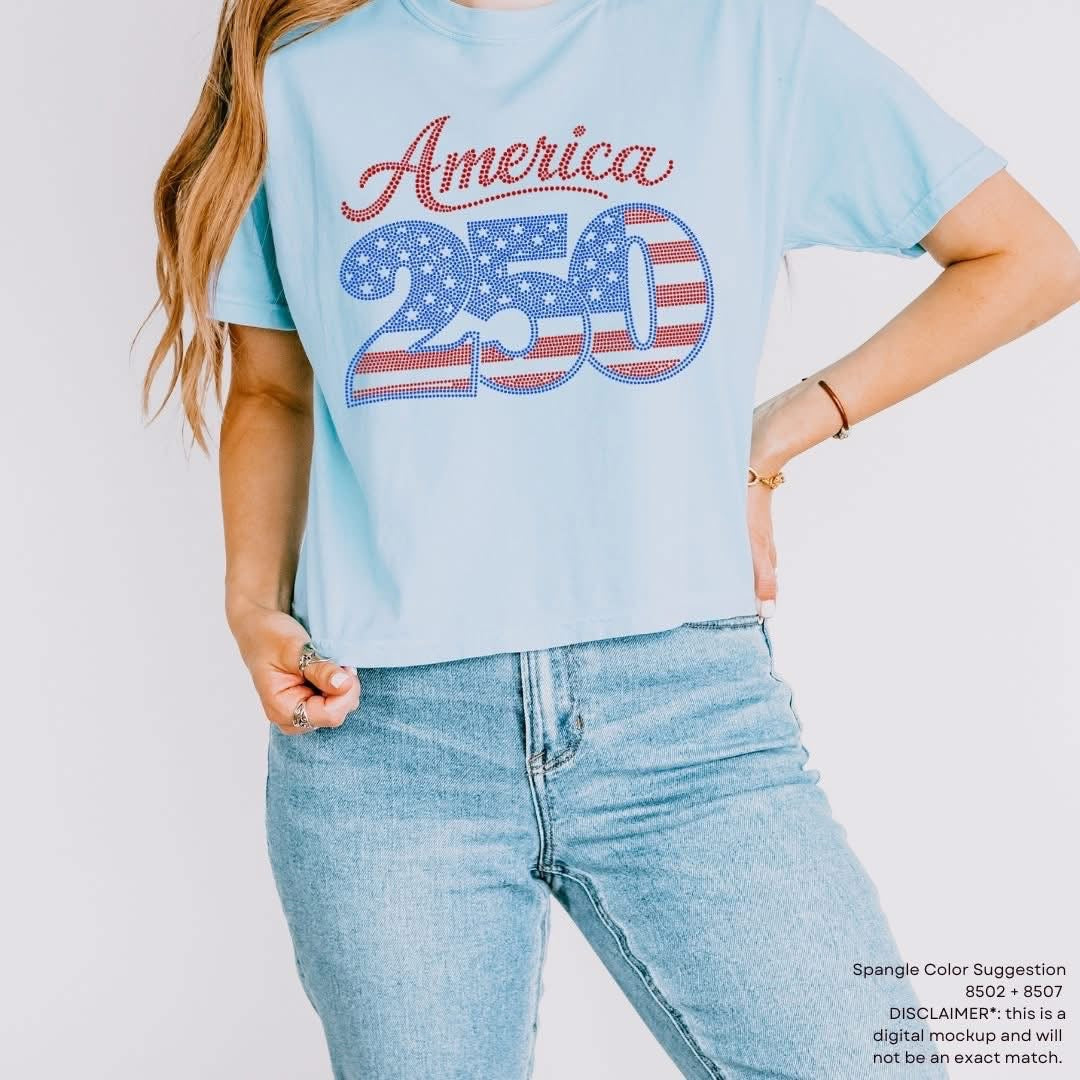 America 250 Spangle tee