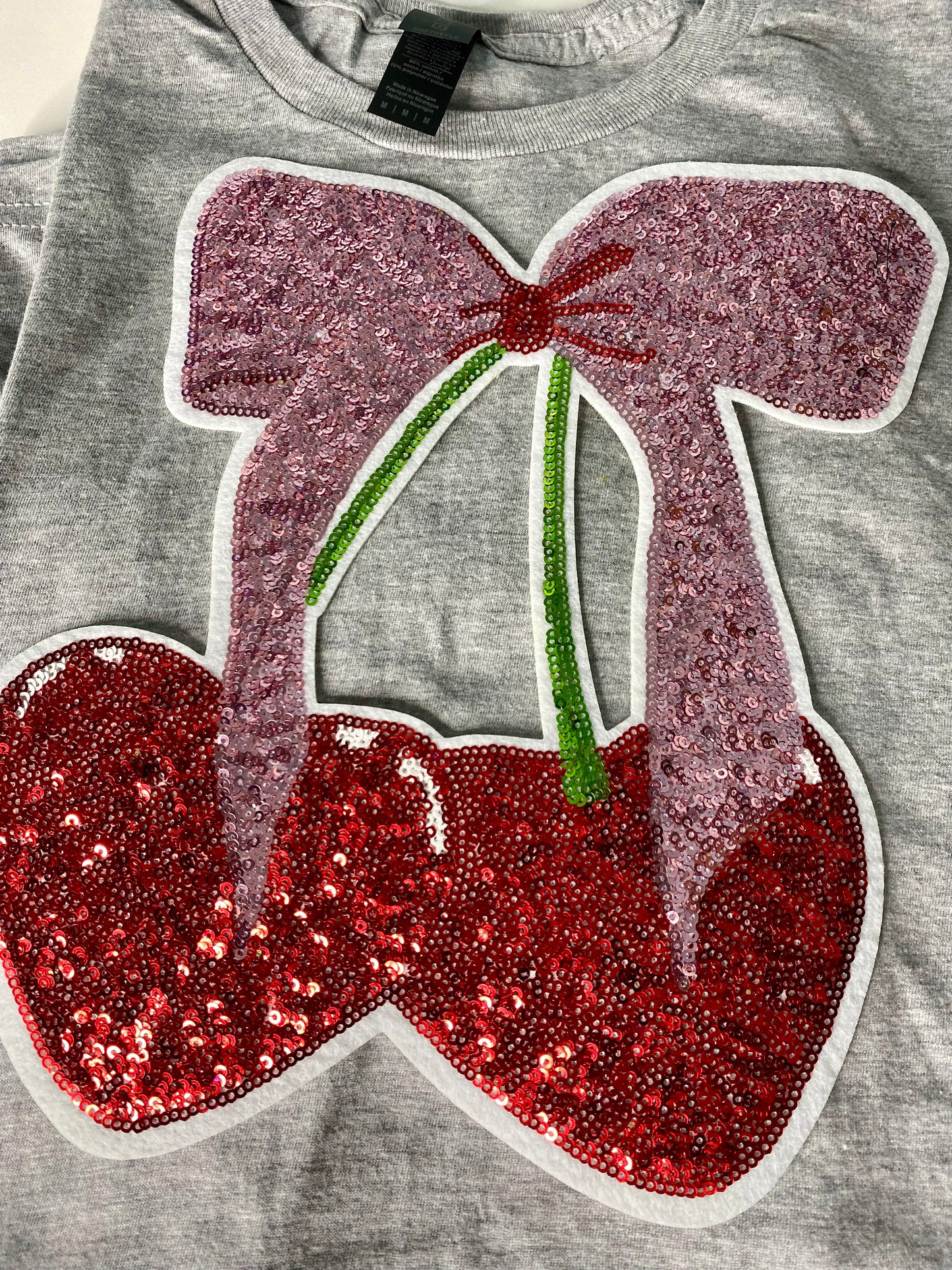 Sparkly Cherries Patch sweatshirt