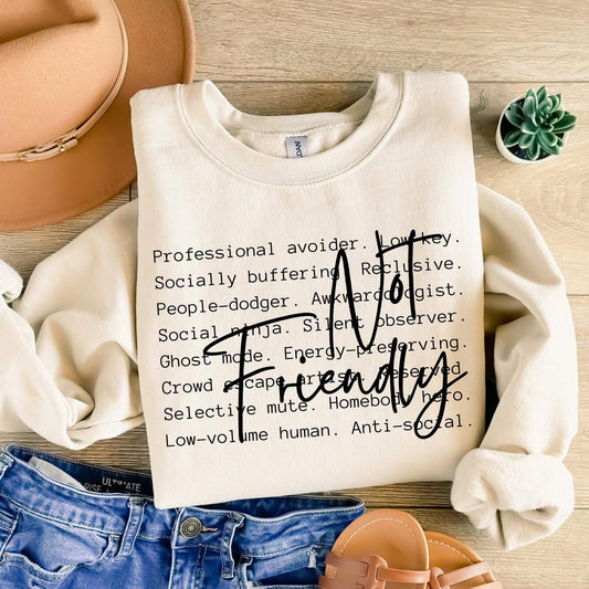 Not Friendly tee