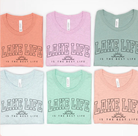 Lake Life is the best life t-shirt