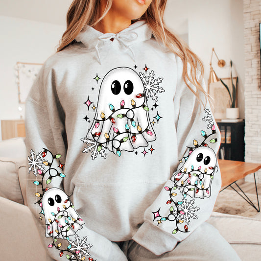 Ghost Lights sweatshirt with sleeve designs