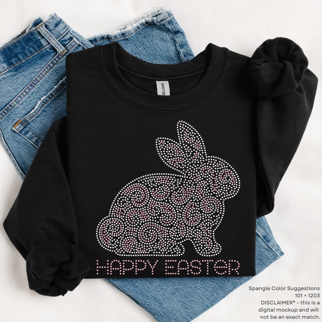 Spiral Bunny Spangle tee