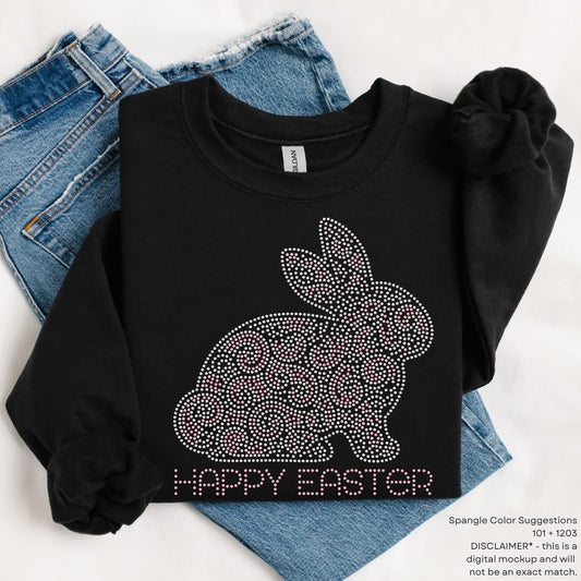 Spiral Bunny Spangle tee