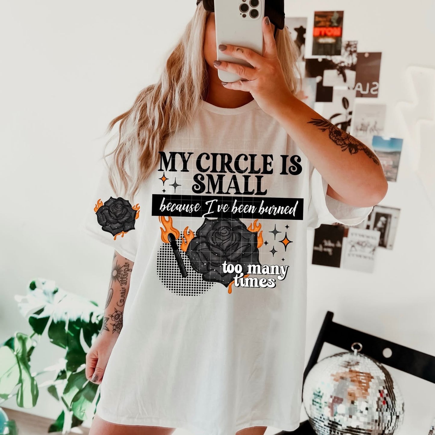 My circle is small tee