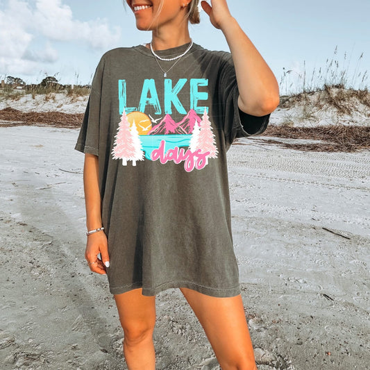 Lake Days tee (Pastel)