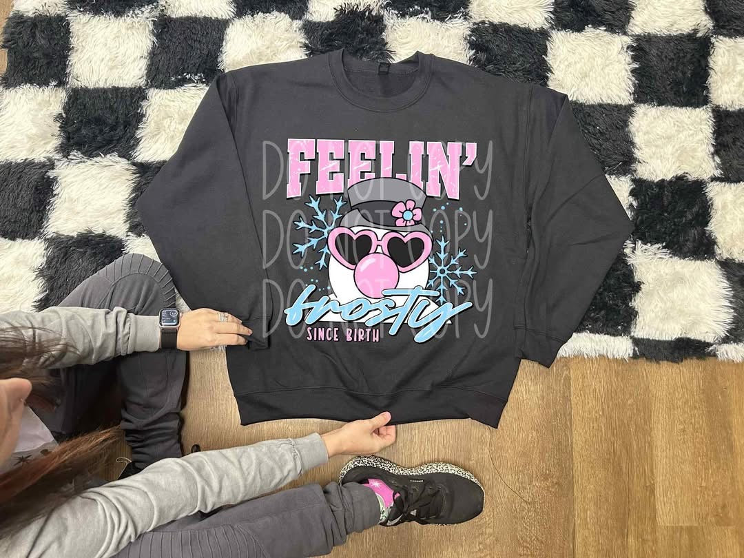 Bubblegum Snowman tee
