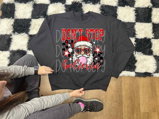 Bubblegum Santa tee