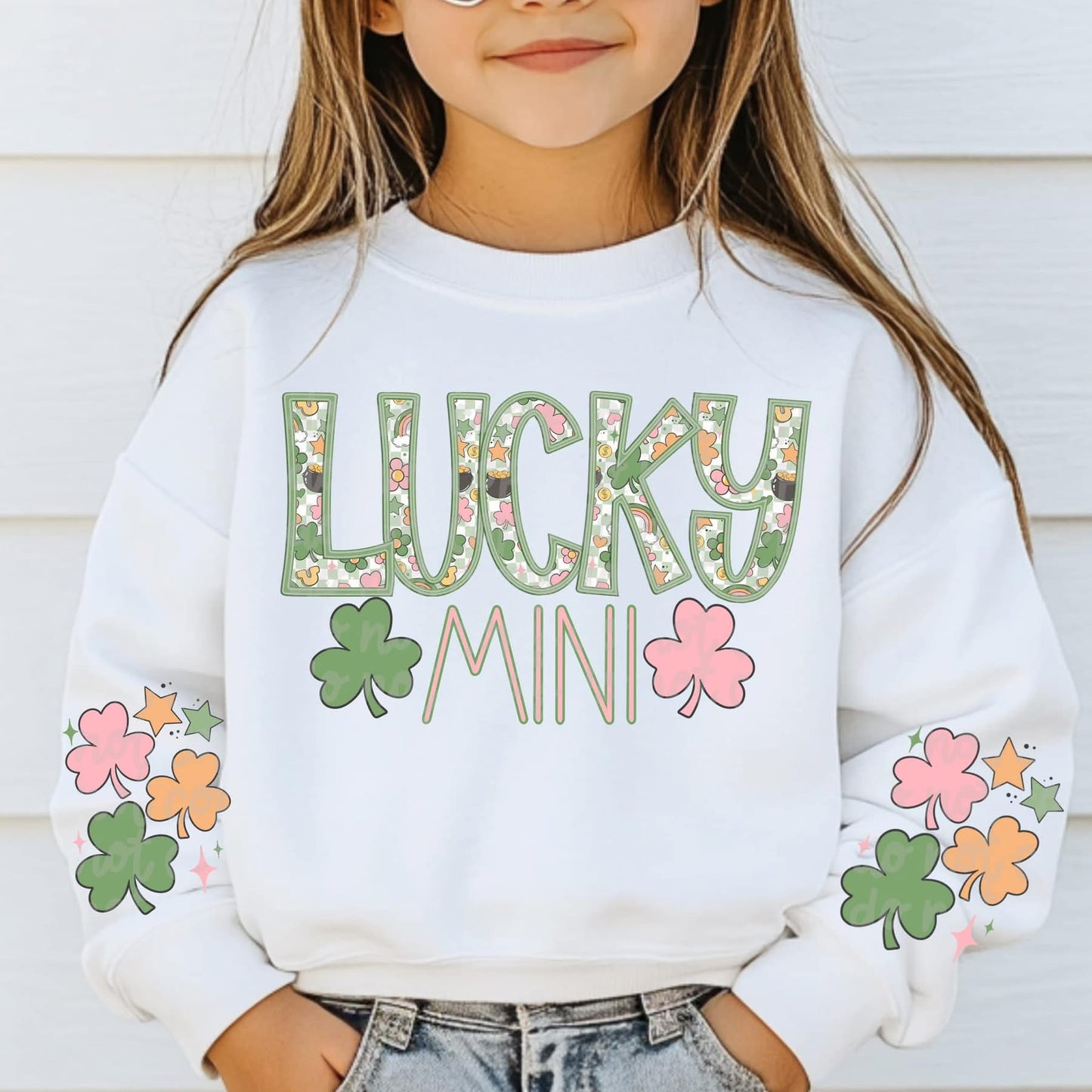 YOUTH - Lucky MINI sweatshirt with sleeve designs