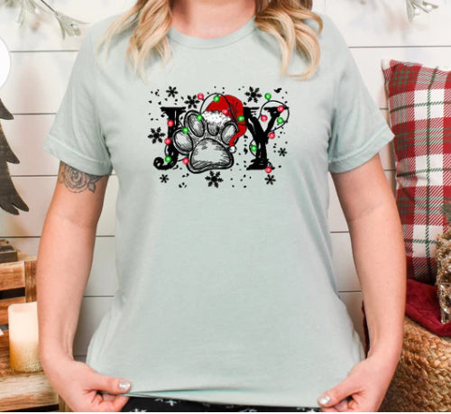 JOY Paw Print tee