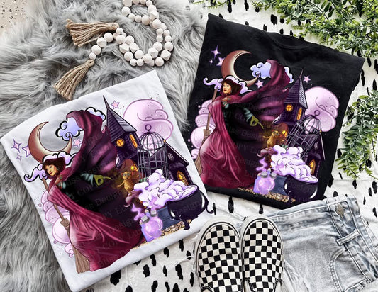 Witches sweatsirt w/ sleeve design