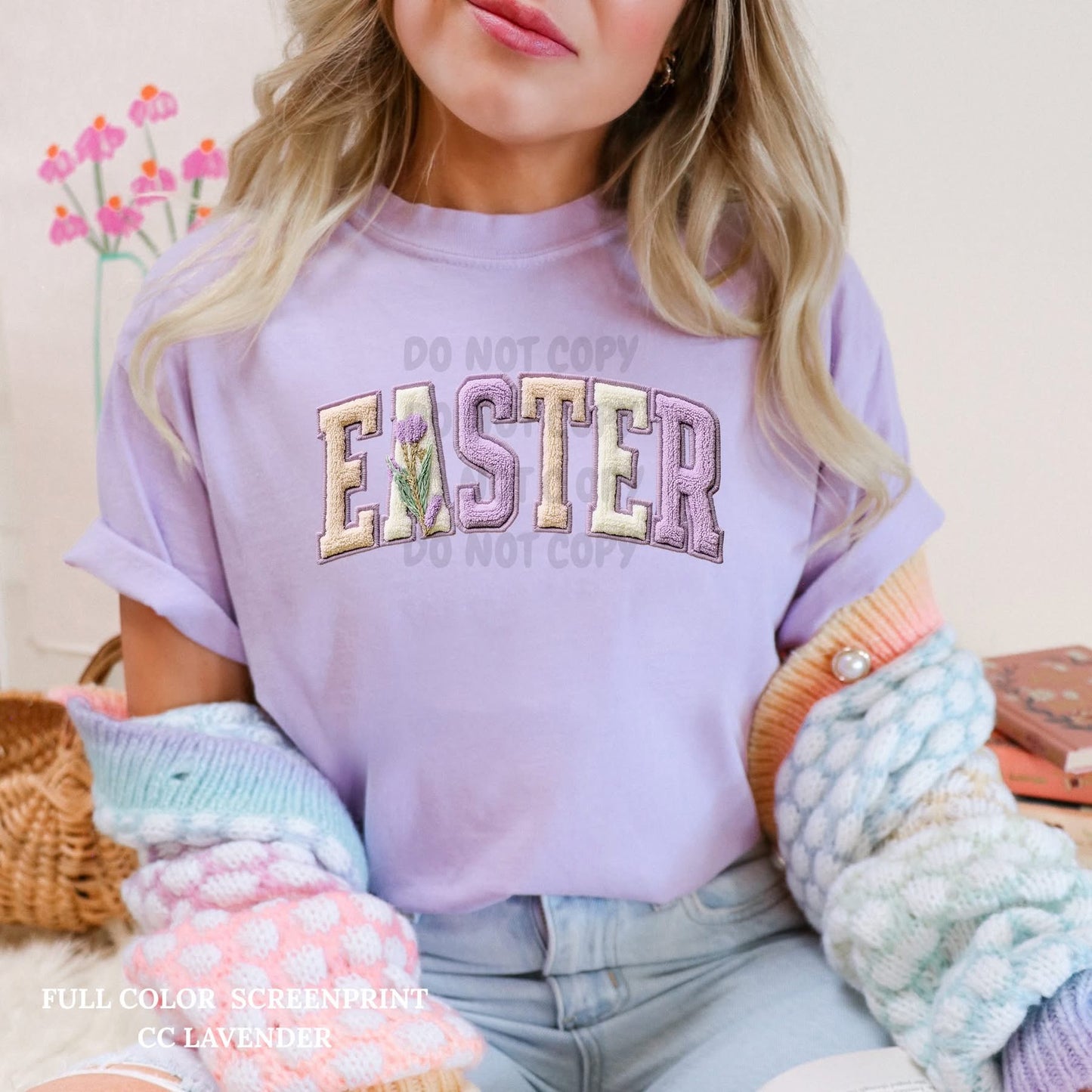 Pastel Easter tee