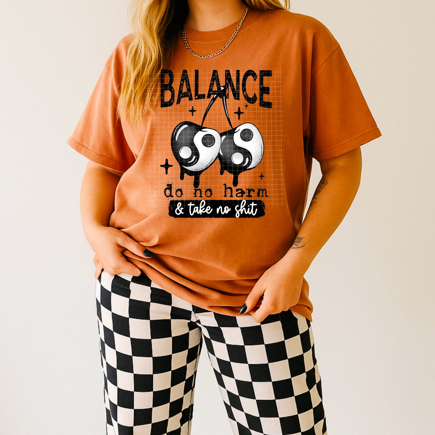 Balance tee (black ink)