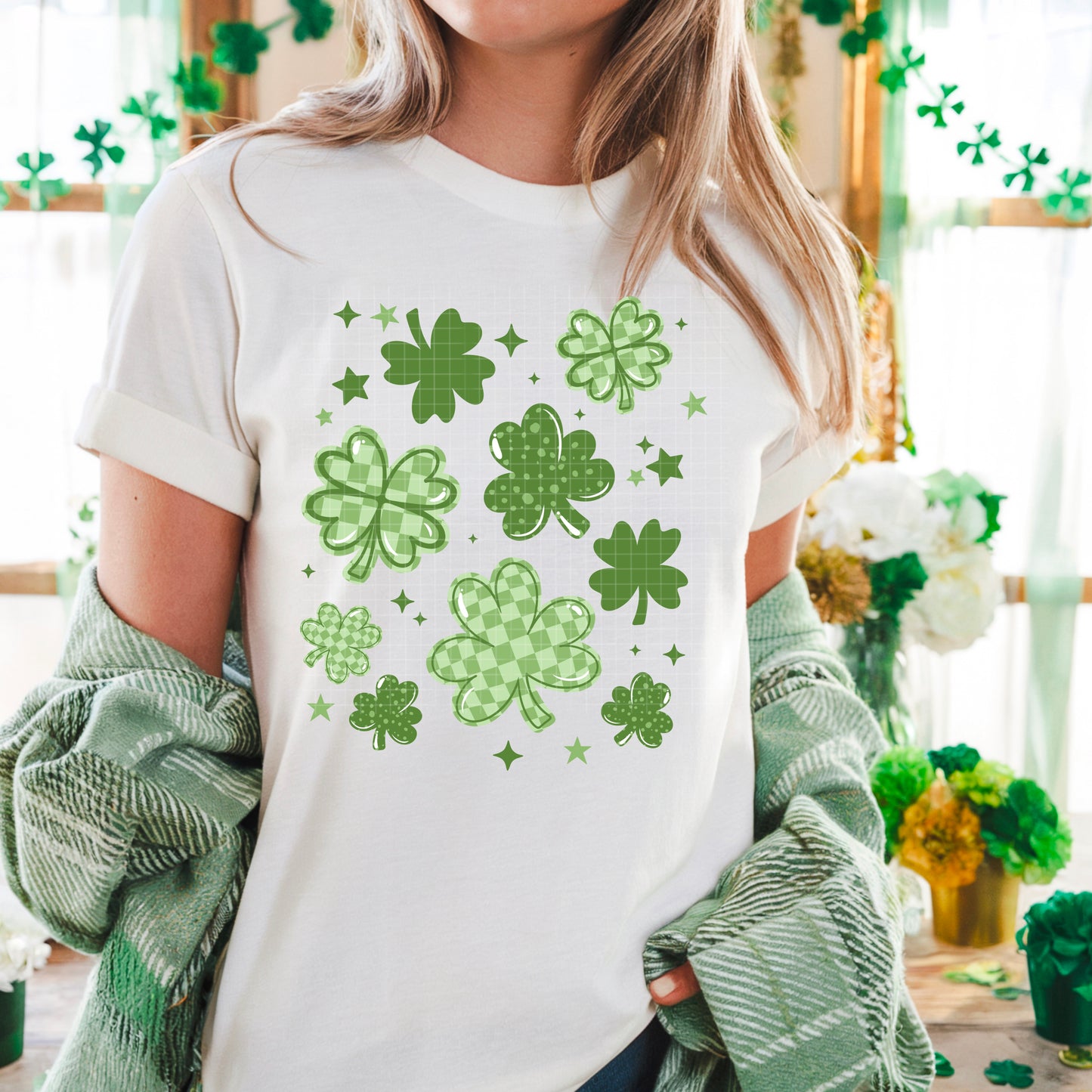 Clover Collage tee