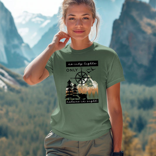 No City Lights Only Nature In Sight tee