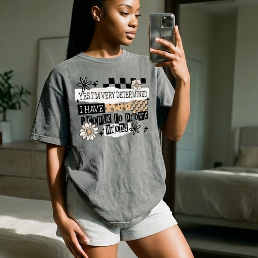 I have people to prove wrong tee (Black Ink)