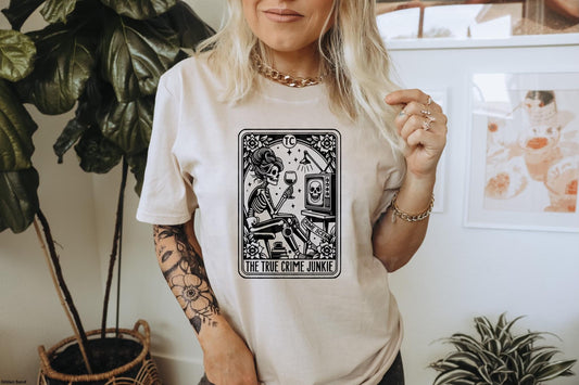 Tarot Card - The True Crime Junkie tee