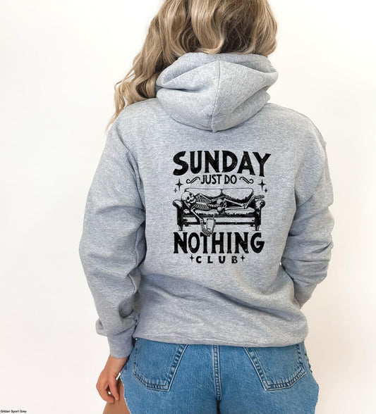 Sunday just do Nothing Club tee