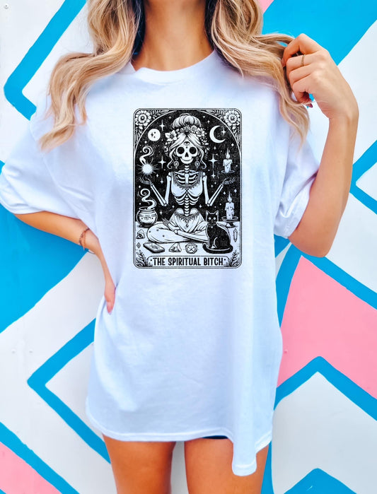 Tarot Card - The Spiritual Bitch tee