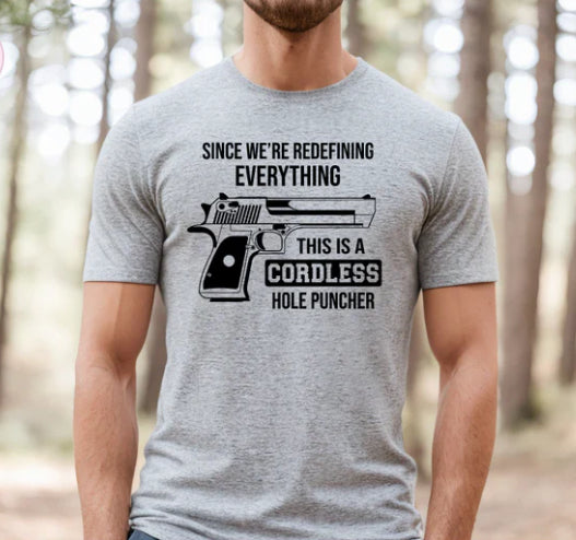 Cordless Hole Puncher tee