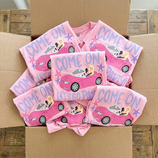 Come on Let's go Party tee (Caucasian)