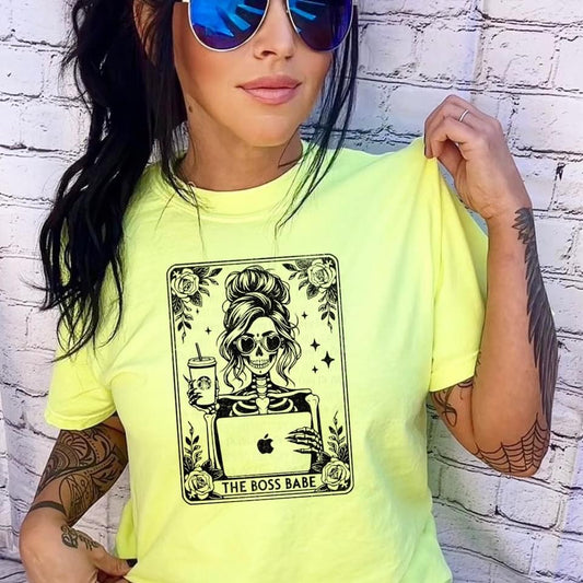 Tarot Card - The Boss Babe tee