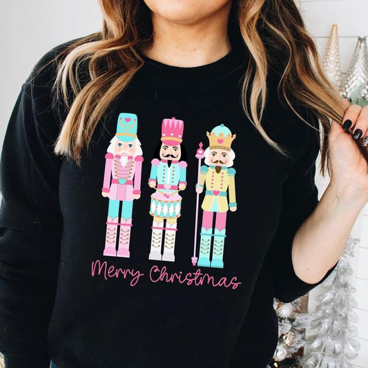 Pastel Nutcrackers sweatshirt