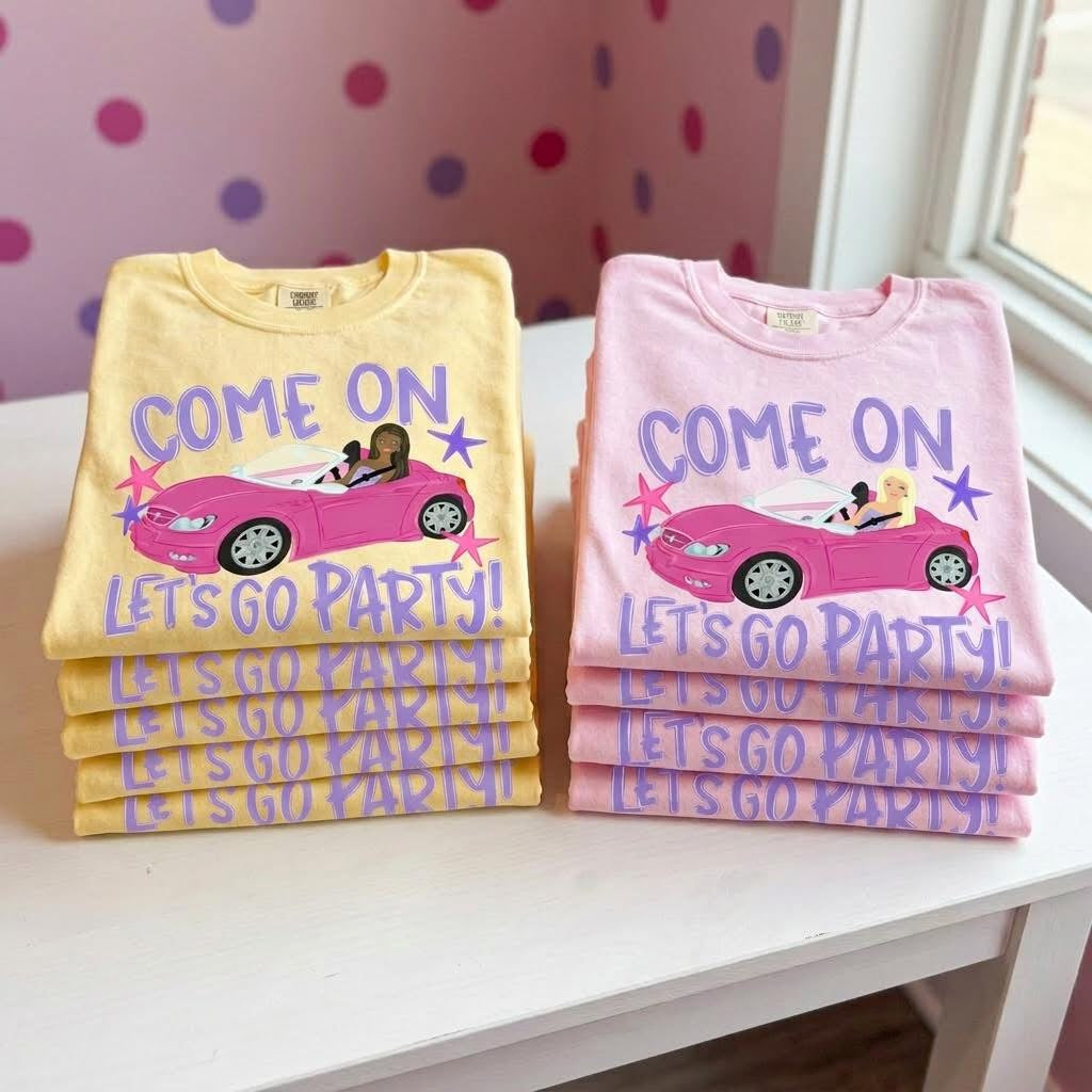 Come on Let's go Party tee (Caucasian)