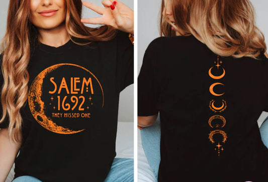 Salem 1692 Moon phases - They missed one -t-shirt