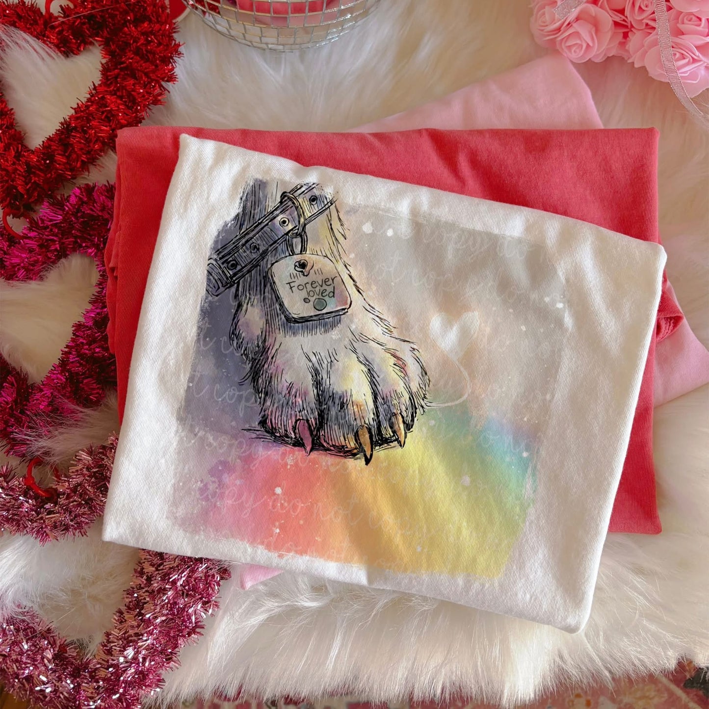 Canine Rainbow Bridge tee