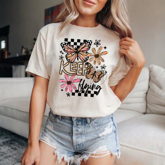 Keep Flying tee (Black Ink)