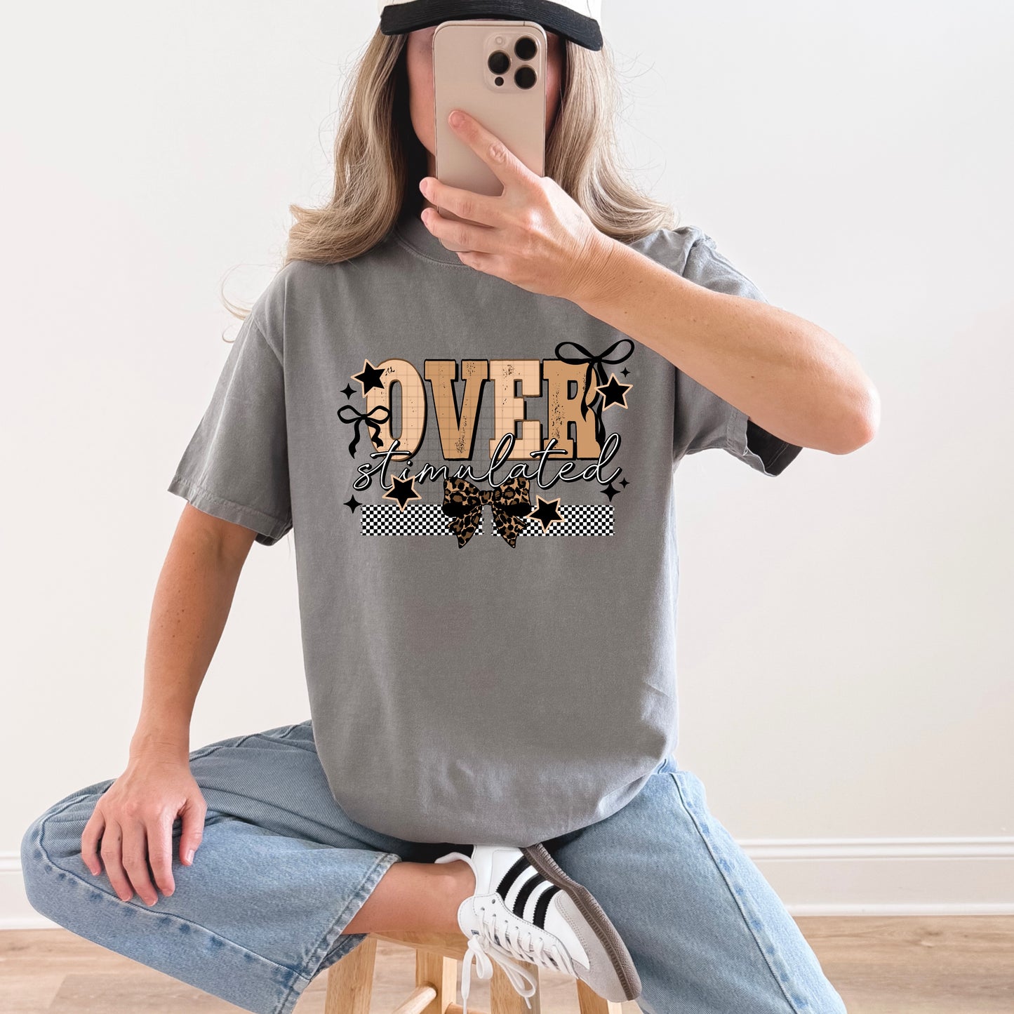 Overstimulated tee