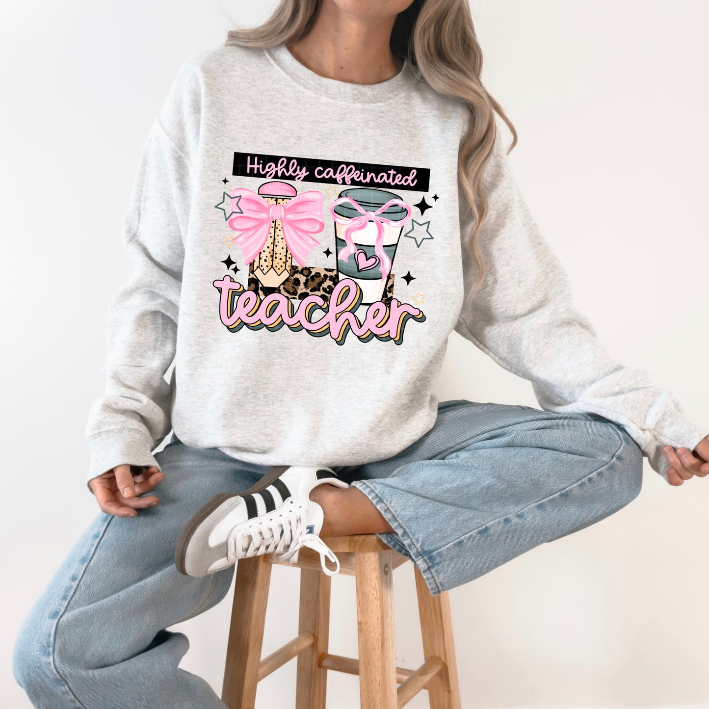 Highly Caffeinated Teacher tee