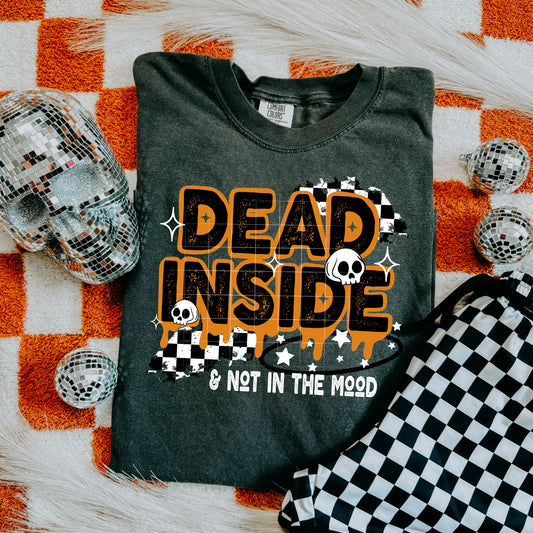 Dead Inside (White Ink) tee