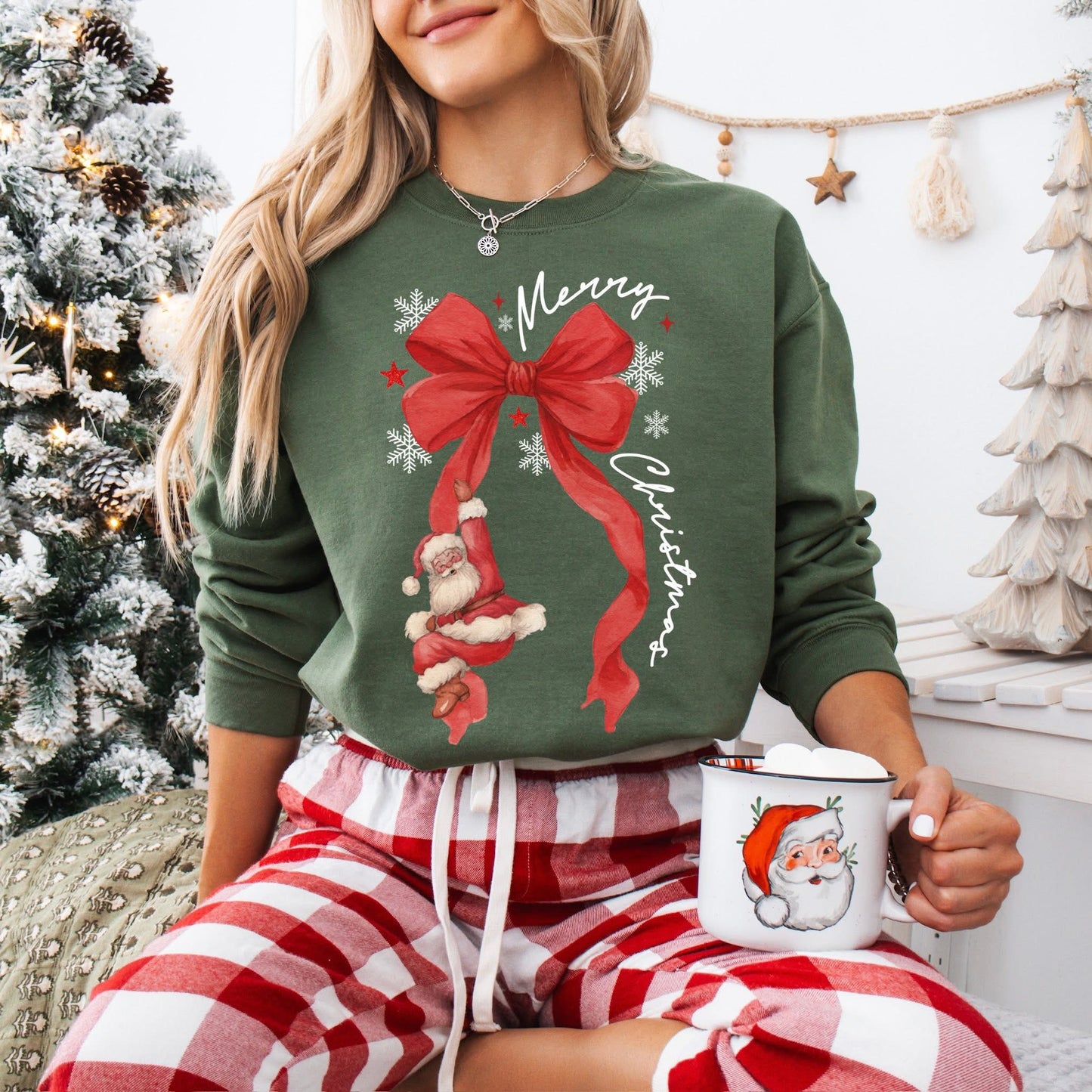Santa Ribbon tee