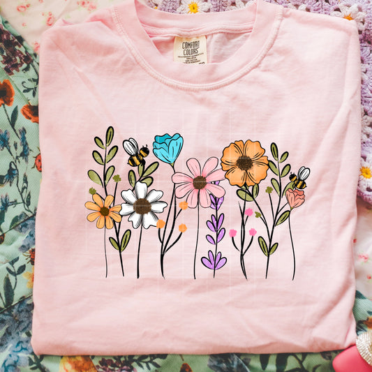 Spring Wild Flowers tee