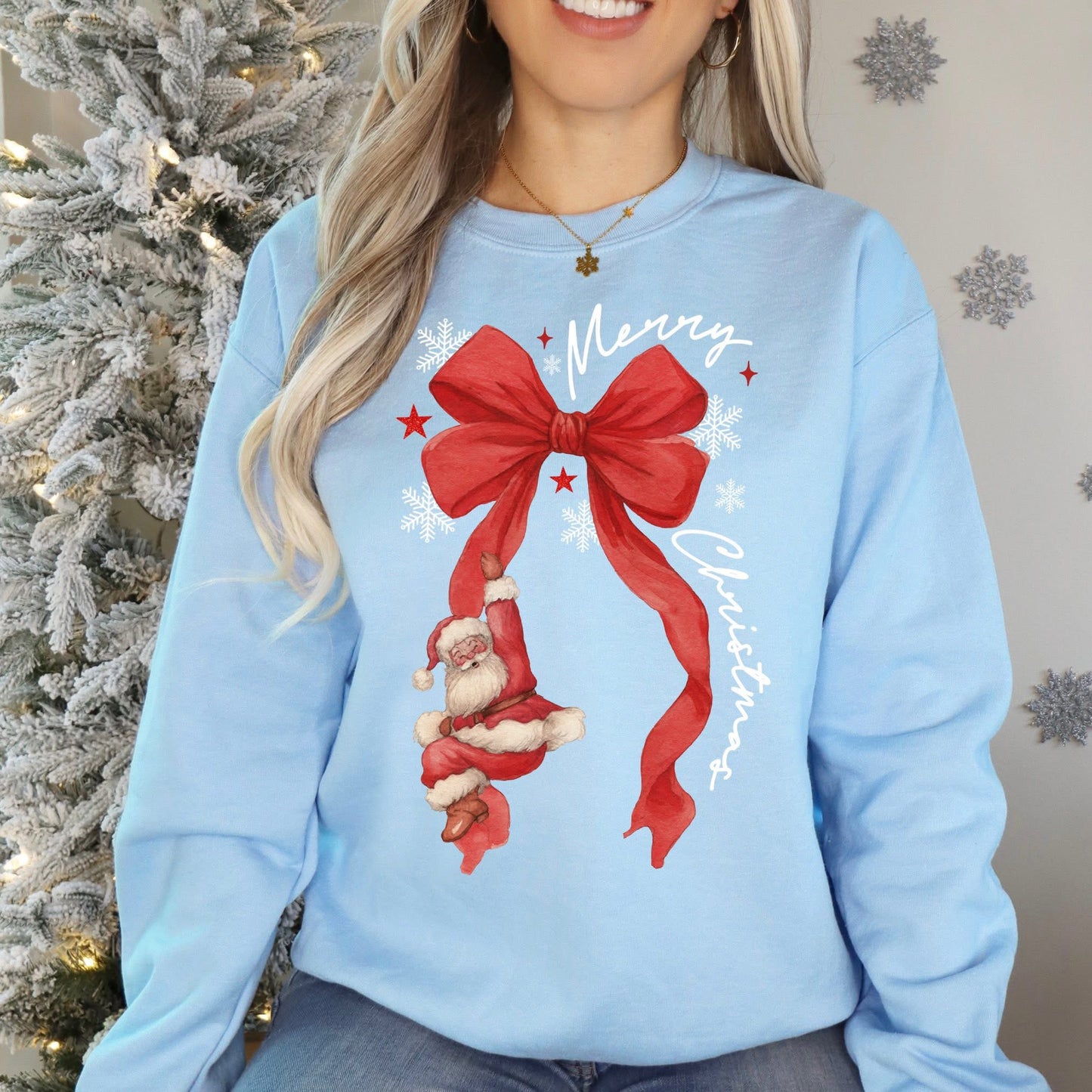 Santa Ribbon tee