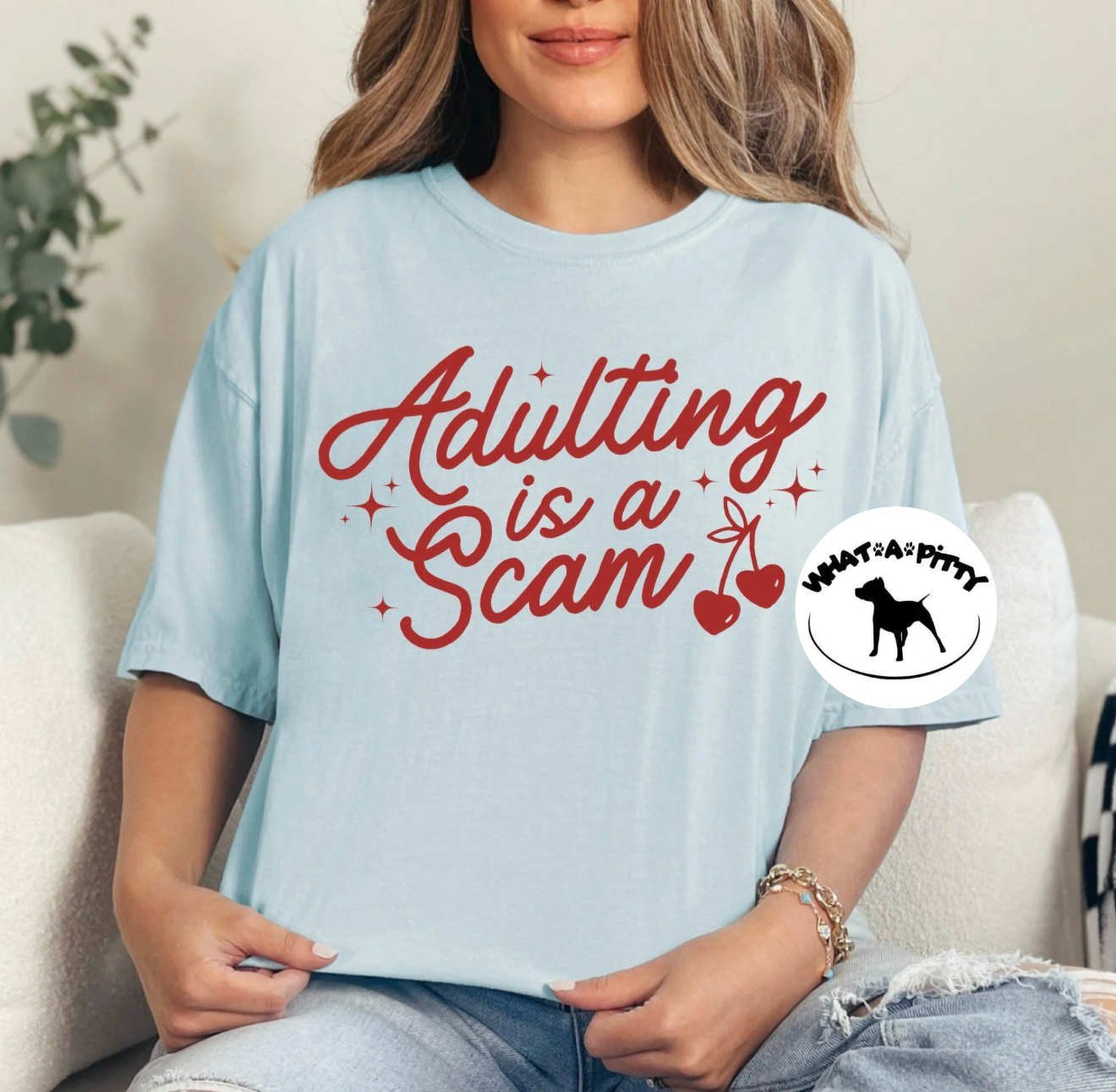 Adulting is a Scam tee