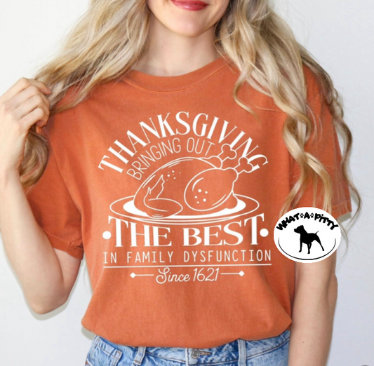 Thanksgiving Dysfunction tee