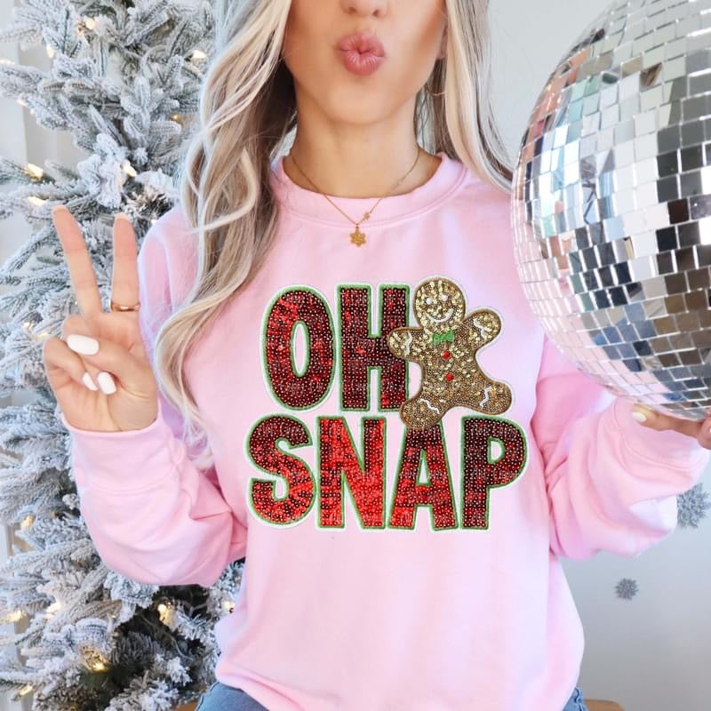 Oh Snap Gingerbread Sweatshirt