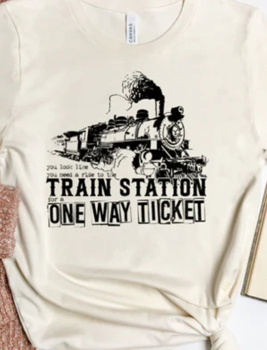 Train Station t-shirt