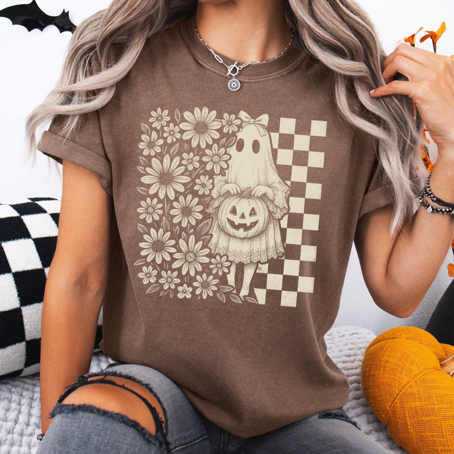 Lace Ghost Girl tee