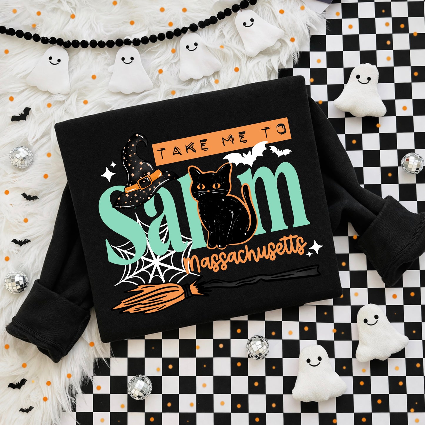 Take me to Salem tee (White Ink)