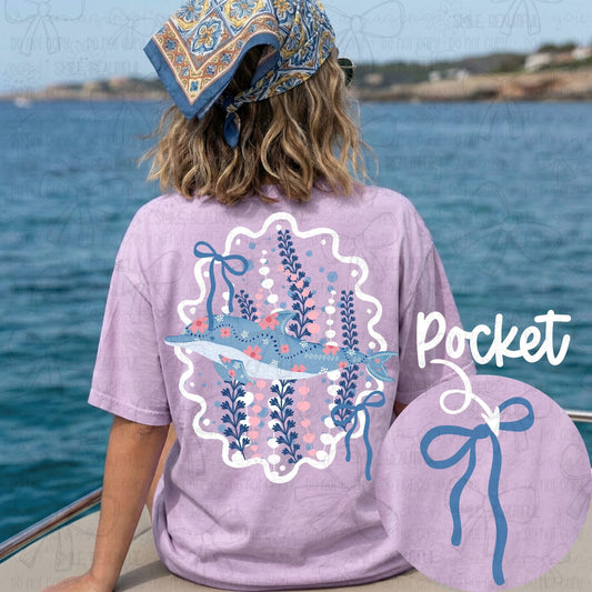 Dolphin with Bow tee