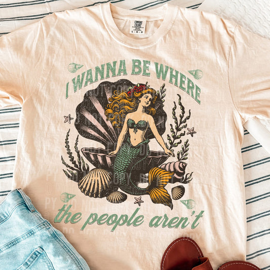 I wanna be where the people aren't tee