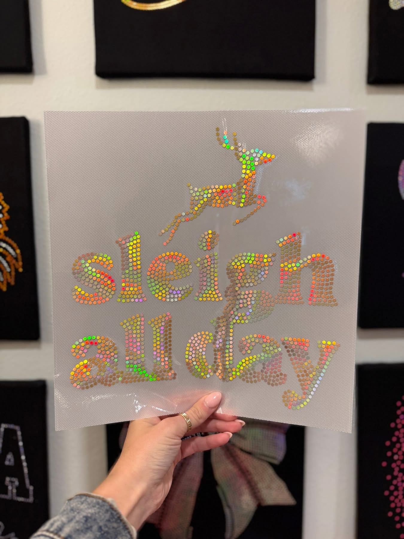 Sleigh all Day Spangle tee