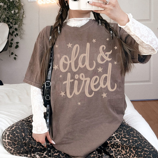 Old & Tired tee